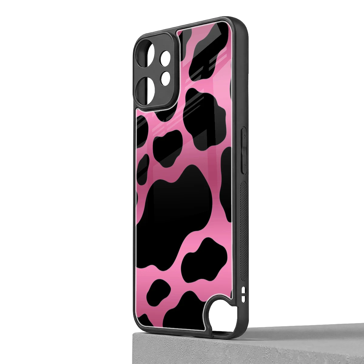 Black Pink Swirl cmf nothing phone 2 pro mobile cover | shockproof glass phone case