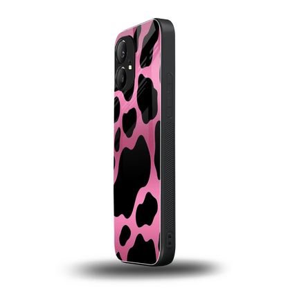 Black Pink Swirl nothing phone 1 mobile cover | shockproof glass phone case