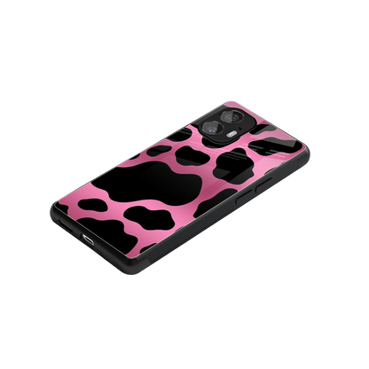 Black Pink Swirl stylish phone case for nothing phone 2 | glossy glass and slim fit