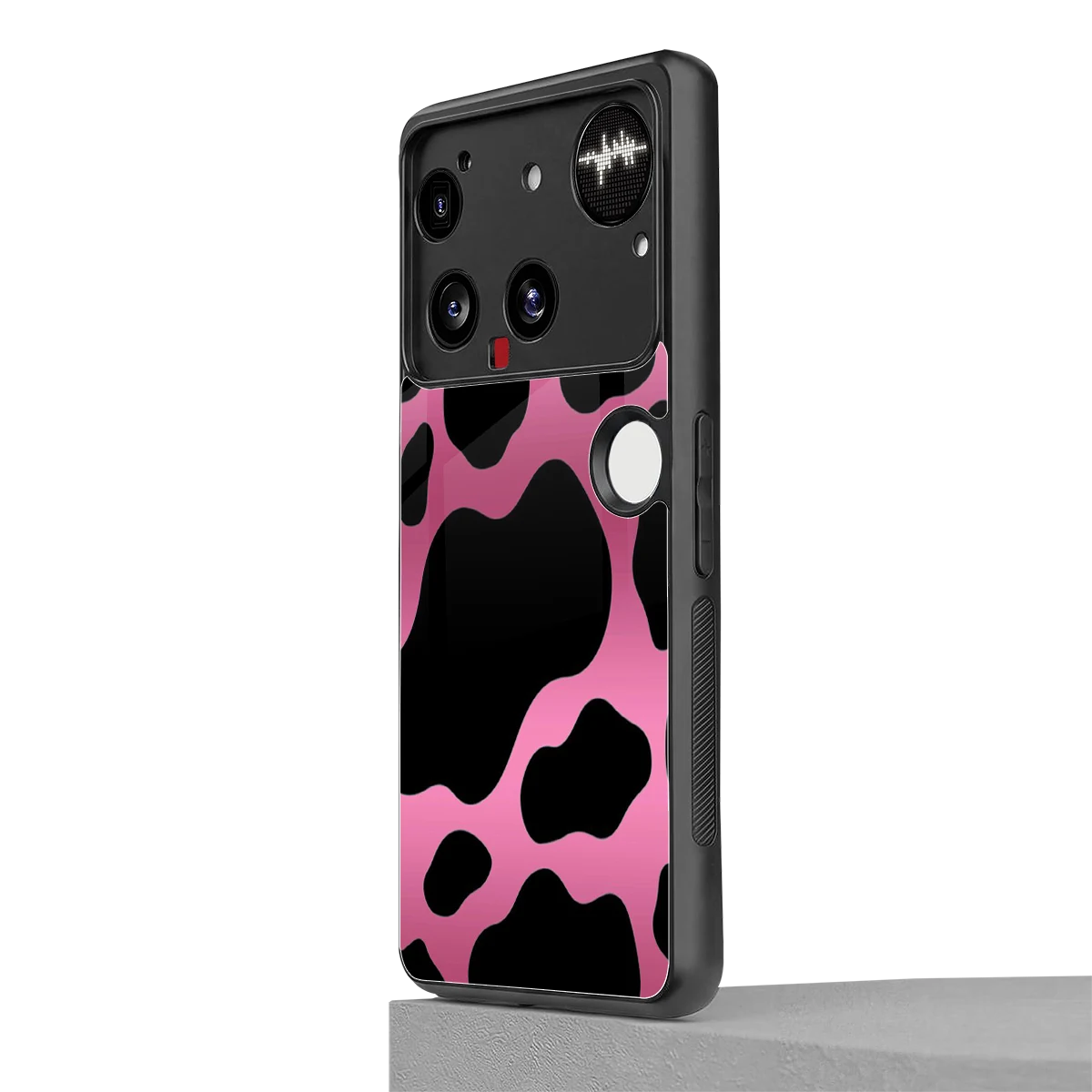 Black Pink Swirl nothing phone 3 mobile cover | shockproof glass phone case