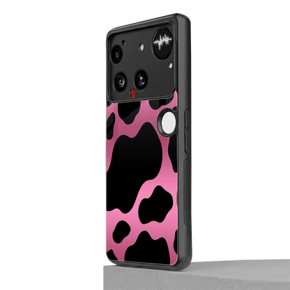 Black Pink Swirl nothing phone 3 mobile cover | shockproof glass phone case