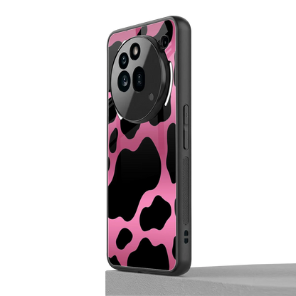 Black Pink Swirl nothing phone 3a pro mobile cover | shockproof glass phone case