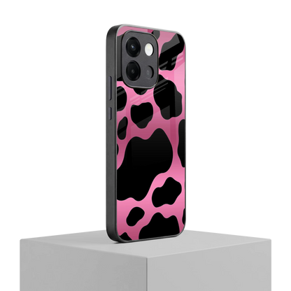 Black Pink Swirl oneplus 13s mobile cover | shockproof glass phone case