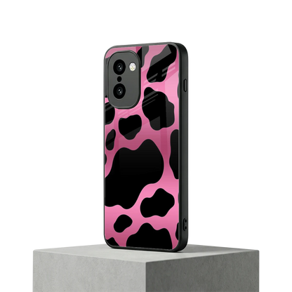 Black Pink Swirl oneplus 15r mobile cover | shockproof glass phone case