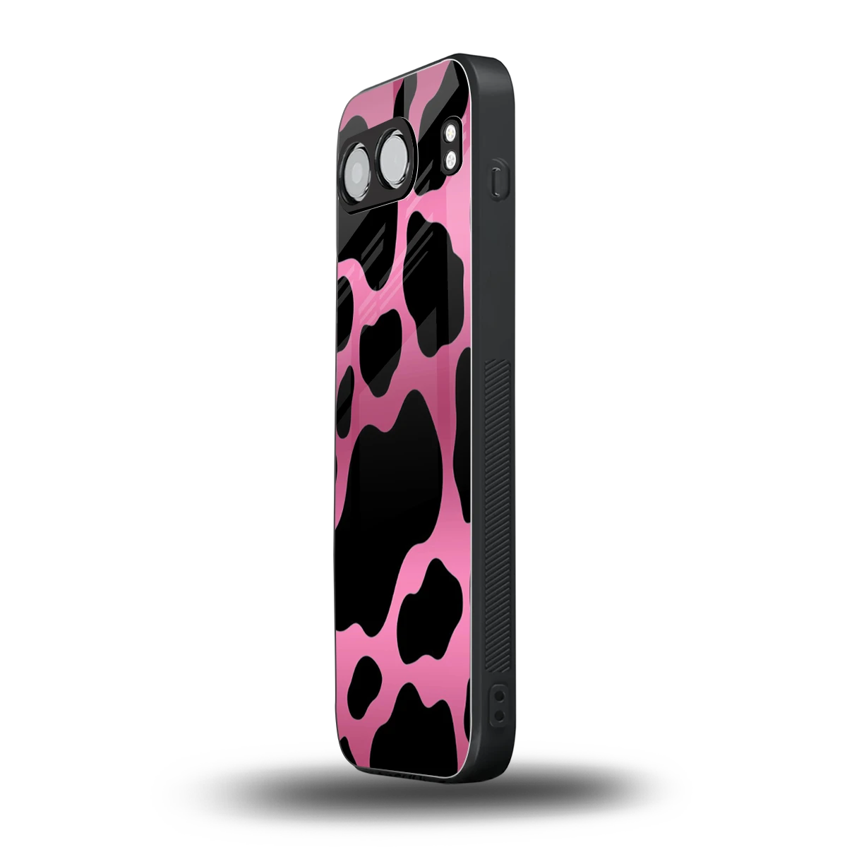Black Pink Swirl oneplus nord 4 mobile cover | shockproof glass phone case