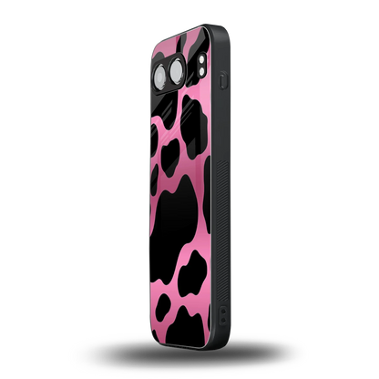 Black Pink Swirl oneplus nord 4 mobile cover | shockproof glass phone case