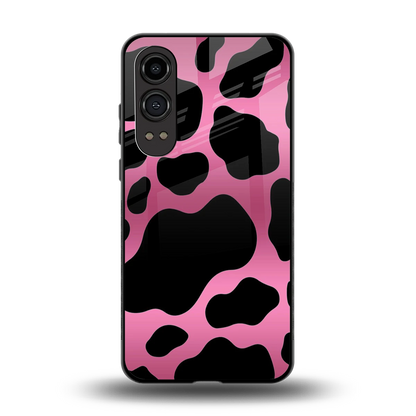 Black Pink Swirl back phone cover | glass case for oneplus nord ce 4 lite