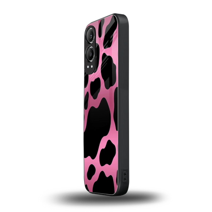 Black Pink Swirl oneplus nord ce 4 lite mobile cover | shockproof glass phone case