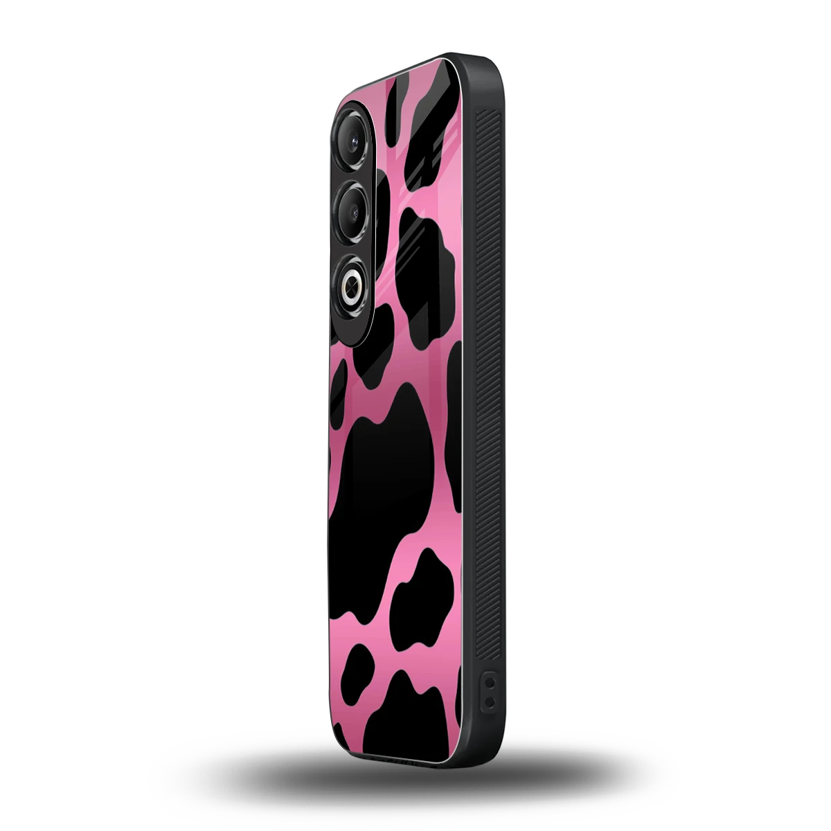 Black Pink Swirl oneplus nord ce 4 mobile cover | shockproof glass phone case