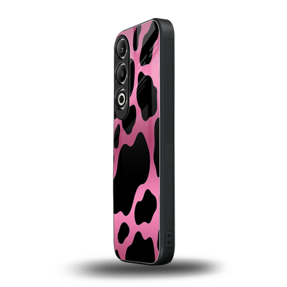 Black Pink Swirl oneplus nord ce 4 mobile cover | shockproof glass phone case