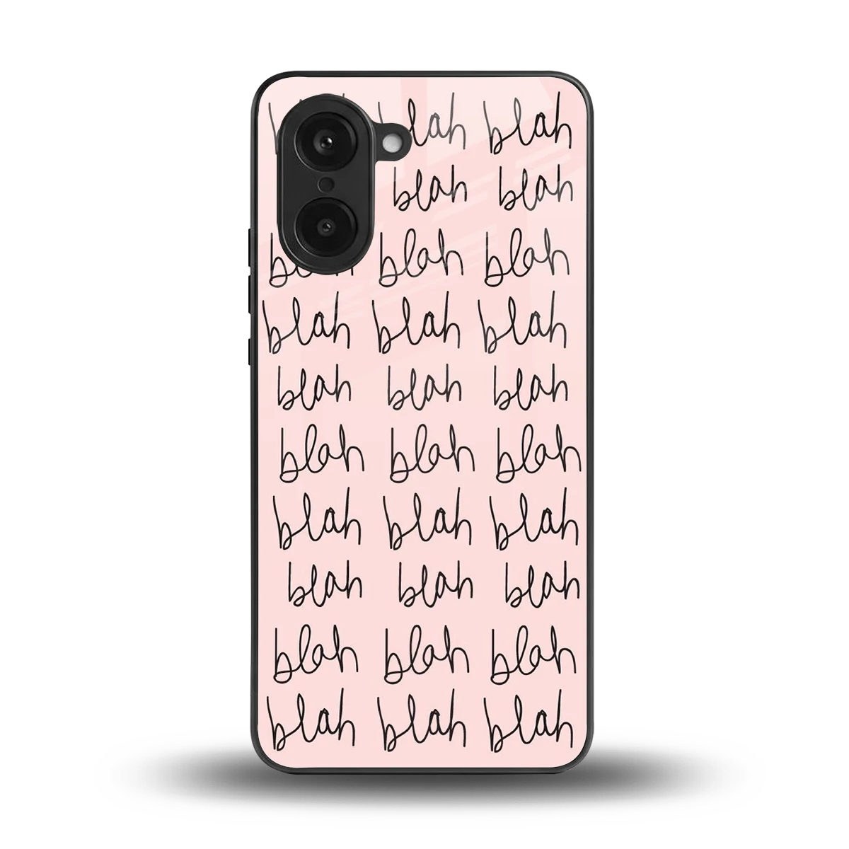 Blah Blah Blah back phone cover | glass case for oneplus nord ce5 5g