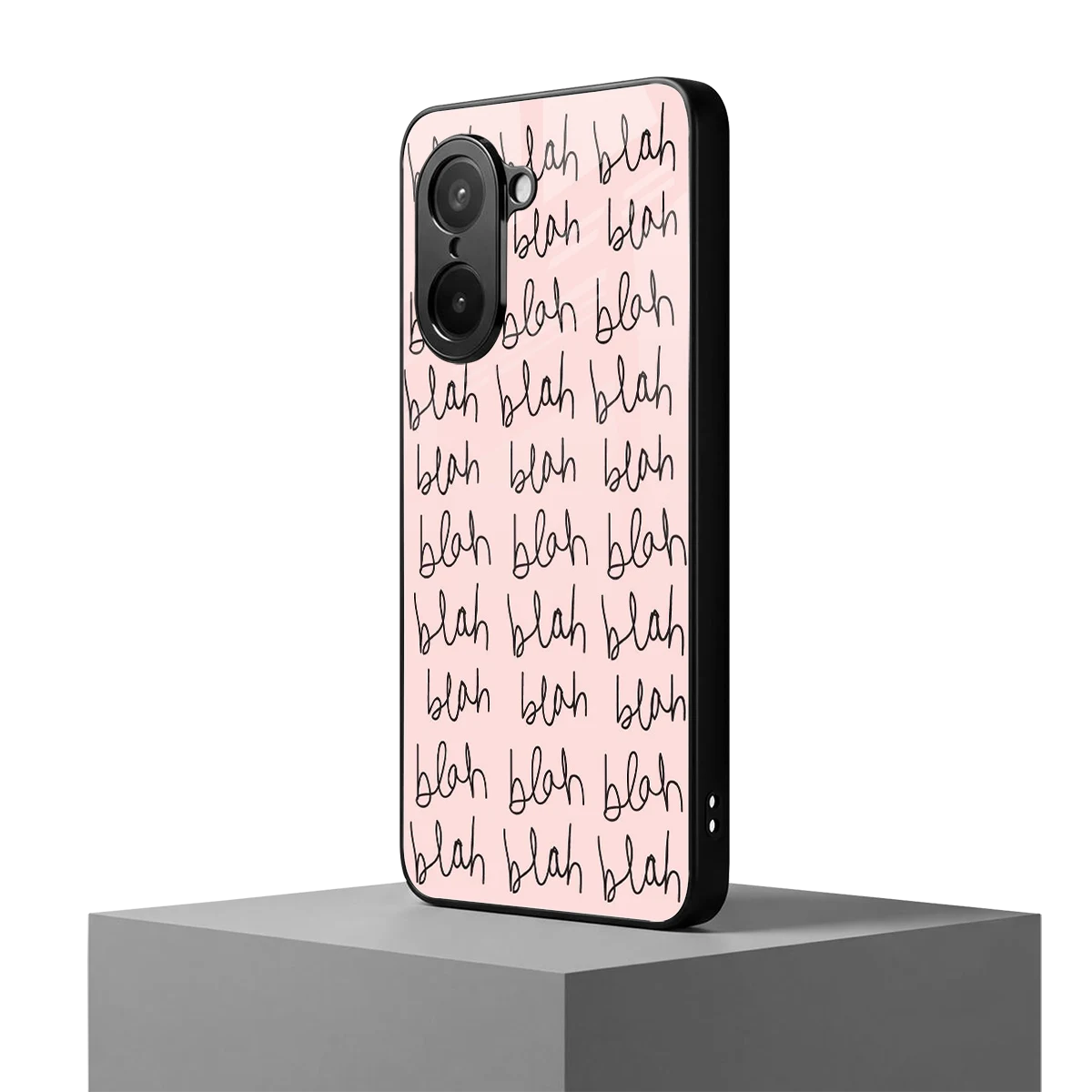 Blah Blah Blah oneplus nord ce5 5g mobile cover | shockproof glass phone case