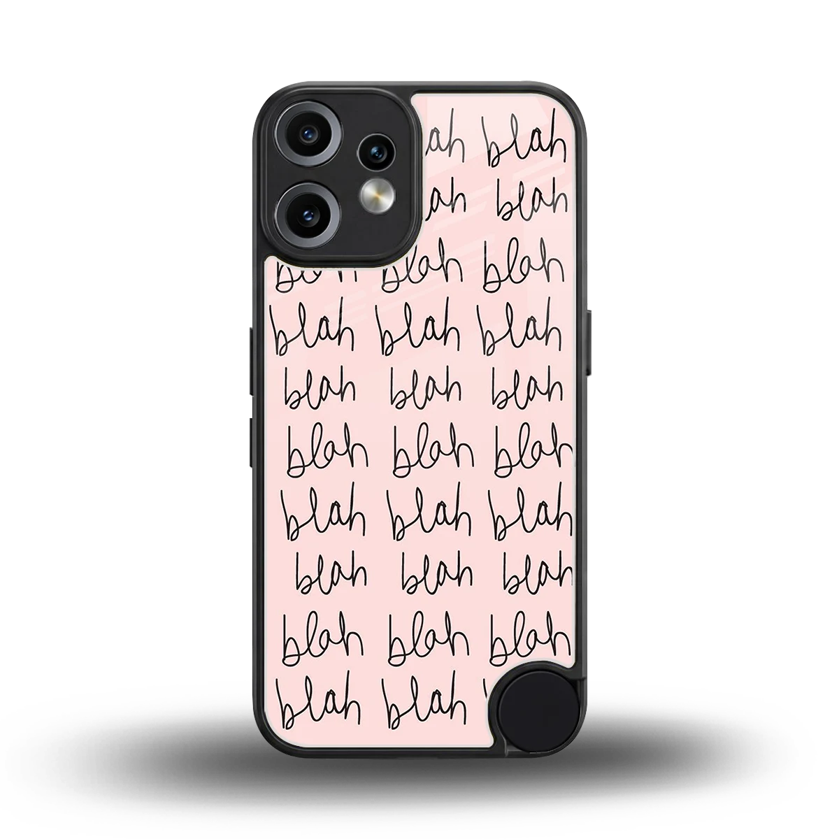 Blah Blah Blah back phone cover | glass case for cmf nothing phone 2 pro