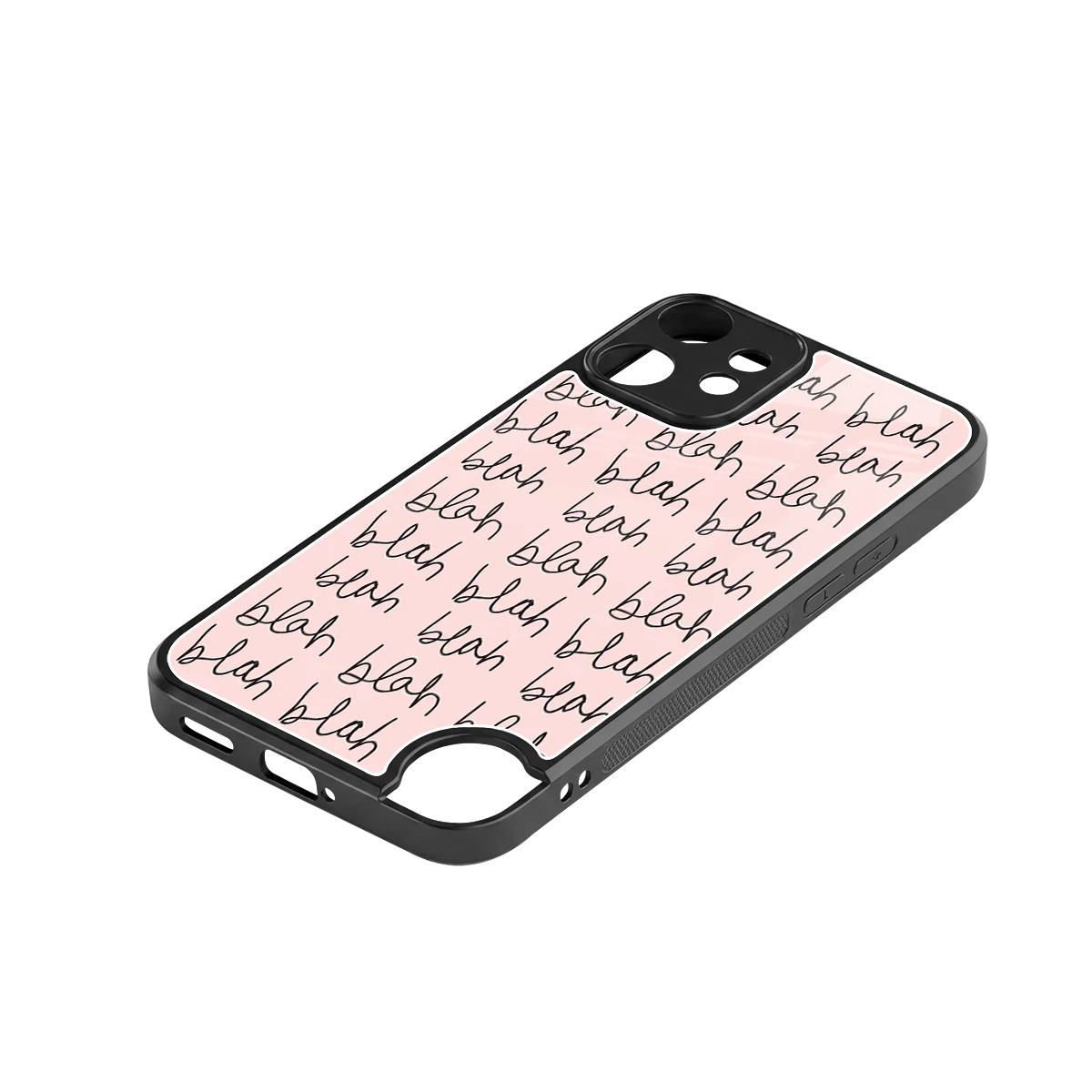 Blah Blah Blah stylish phone case for cmf nothing phone 2 pro | glossy glass and slim fit