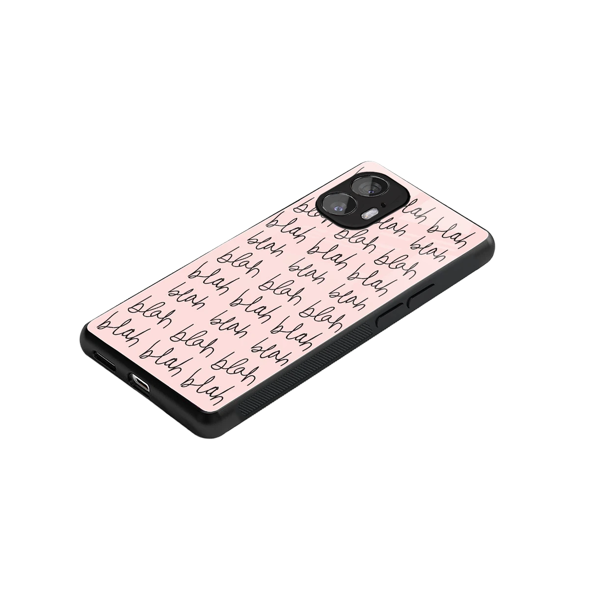 Blah Blah Blah stylish phone case for nothing phone 2 | glossy glass and slim fit