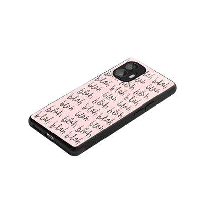 Blah Blah Blah stylish phone case for nothing phone 2 | glossy glass and slim fit