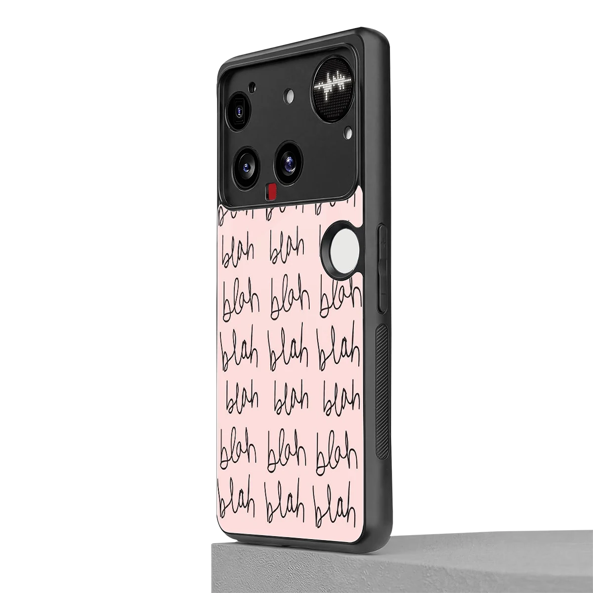 Blah Blah Blah nothing phone 3 mobile cover | shockproof glass phone case