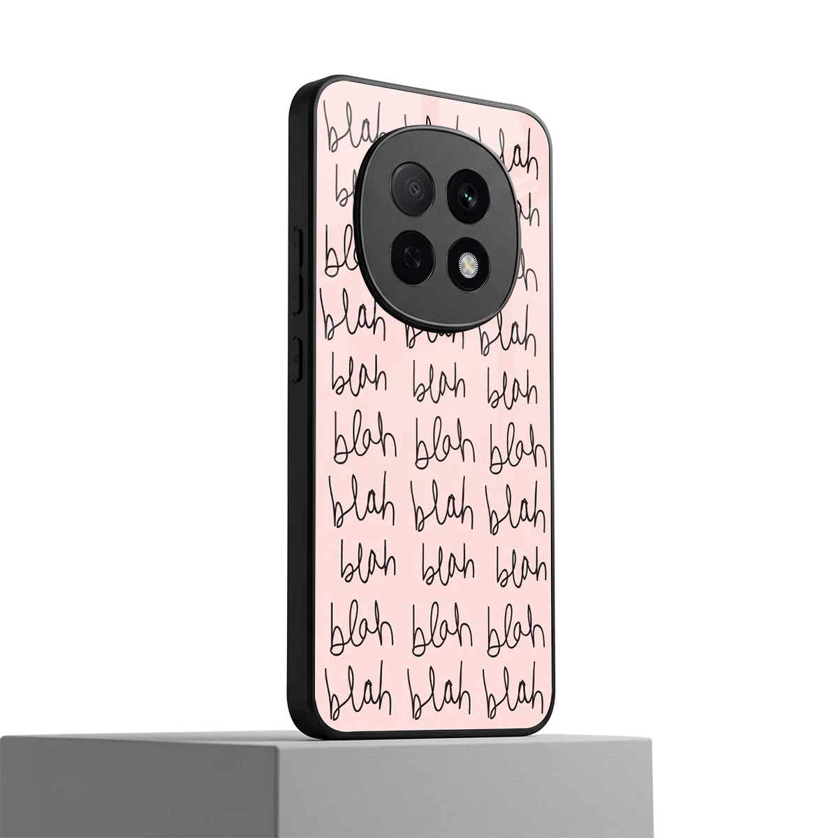 Blah Blah Blah oppo f29 pro 5g mobile cover | shockproof glass phone case