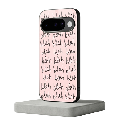 Blah Blah Blah google pixel 10 mobile cover | shockproof glass phone case