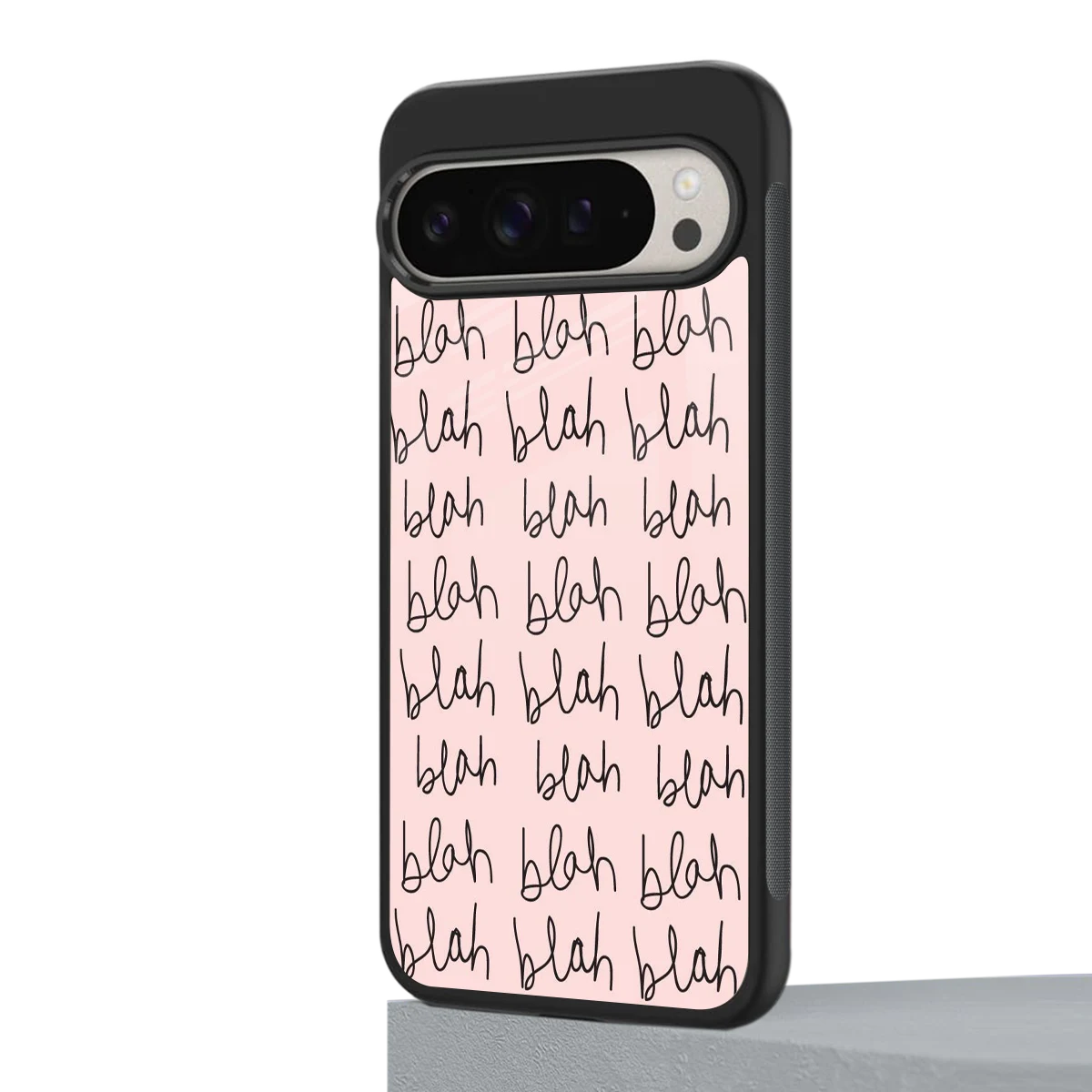 Blah Blah Blah google pixel 9 pro mobile cover | shockproof glass phone case