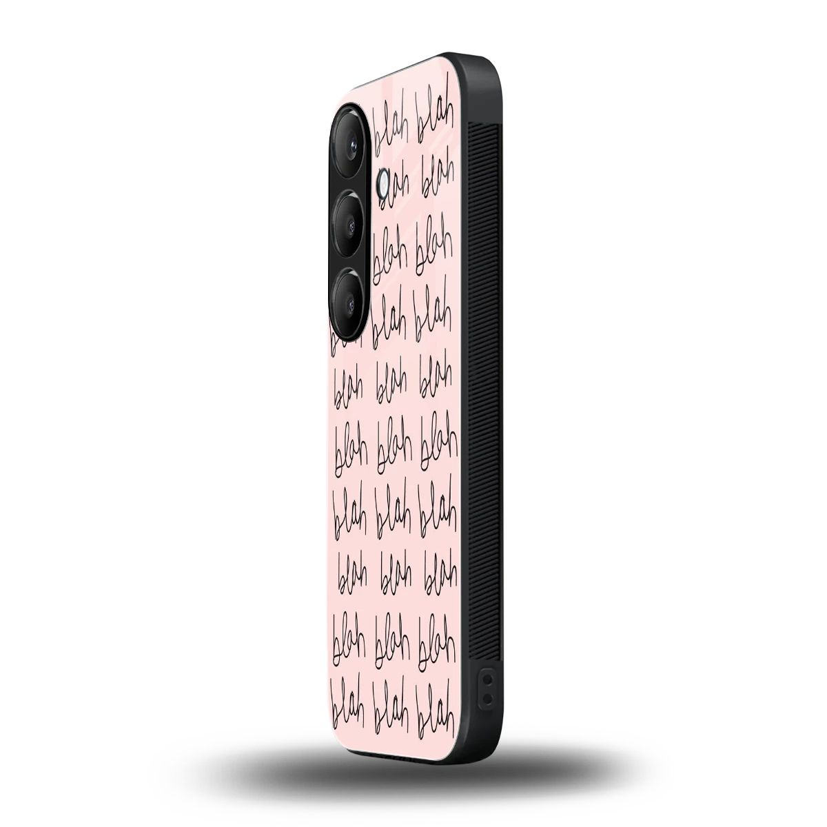 Blah Blah Blah samsung galaxy s24 mobile cover | shockproof glass phone case