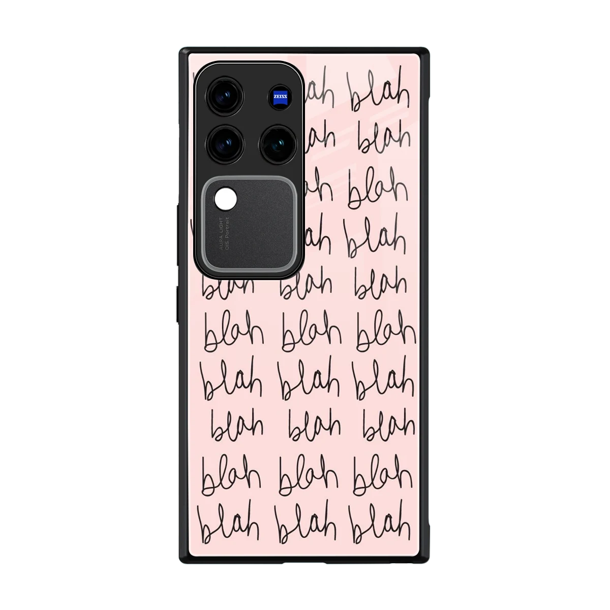 Blah Blah Blah back phone cover | glass case forvivo v30 pro