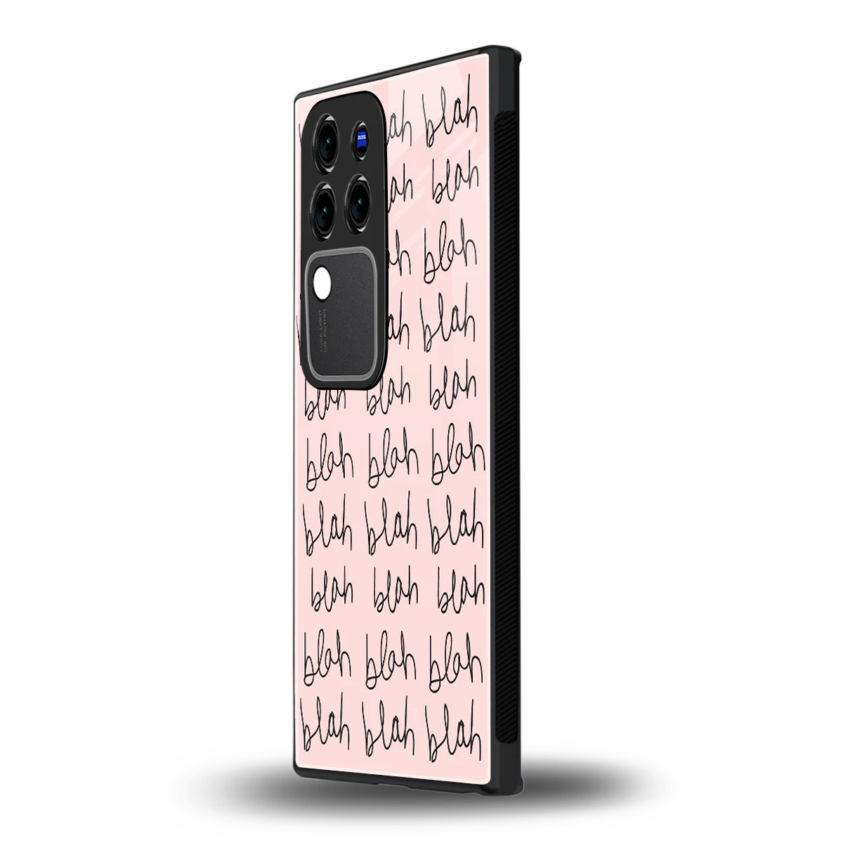 Blah Blah Blahvivo v30 pro mobile cover | shockproof glass phone case