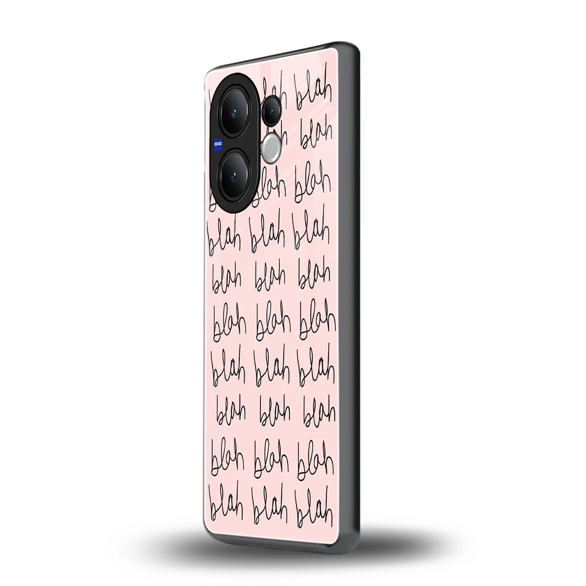 Blah Blah Blah vivo v60 mobile cover | shockproof glass phone case