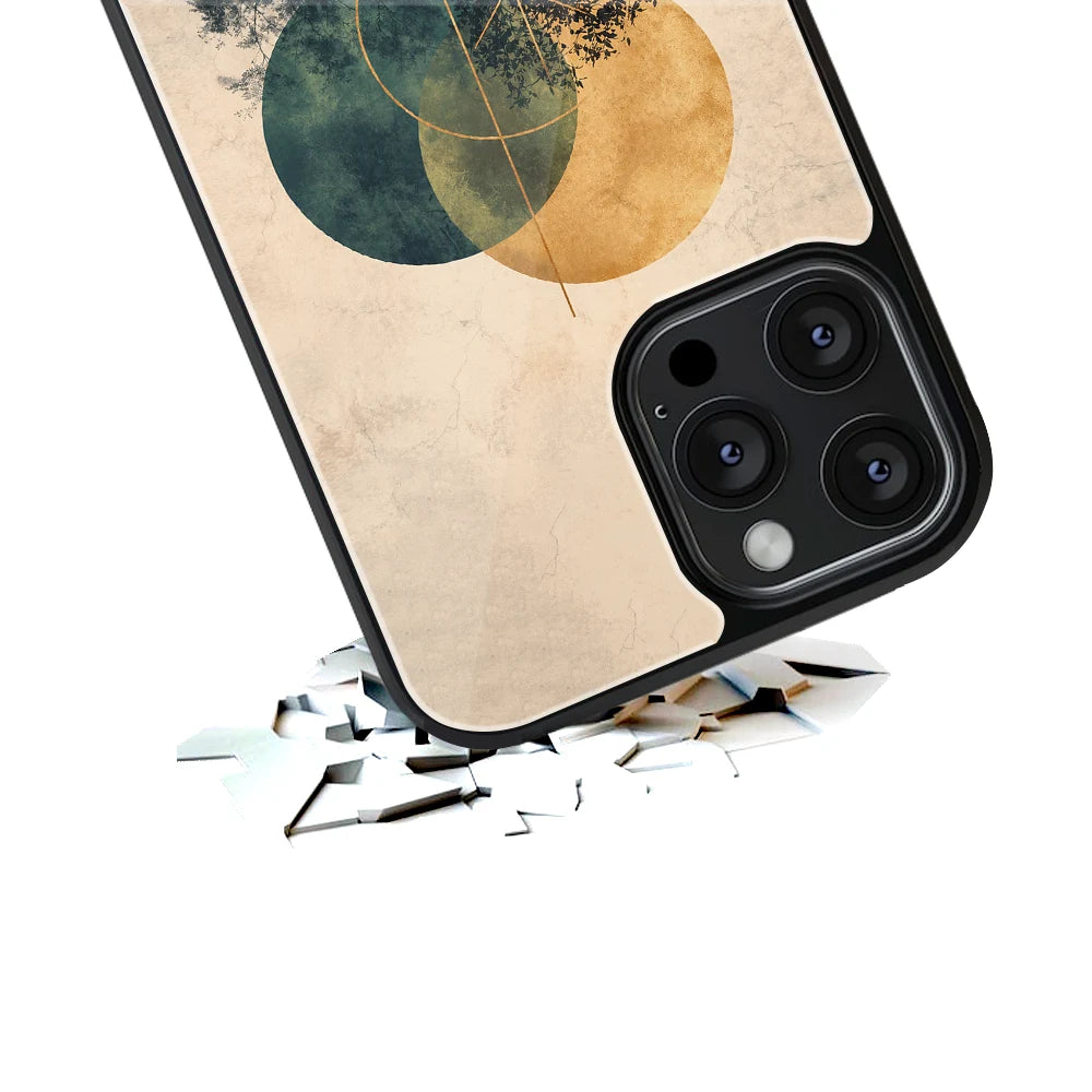 Durable Glass Back Mobile Case for iPhone, Samsung, OnePlus, Google Pixel, Redmi, Vivo, Oppo