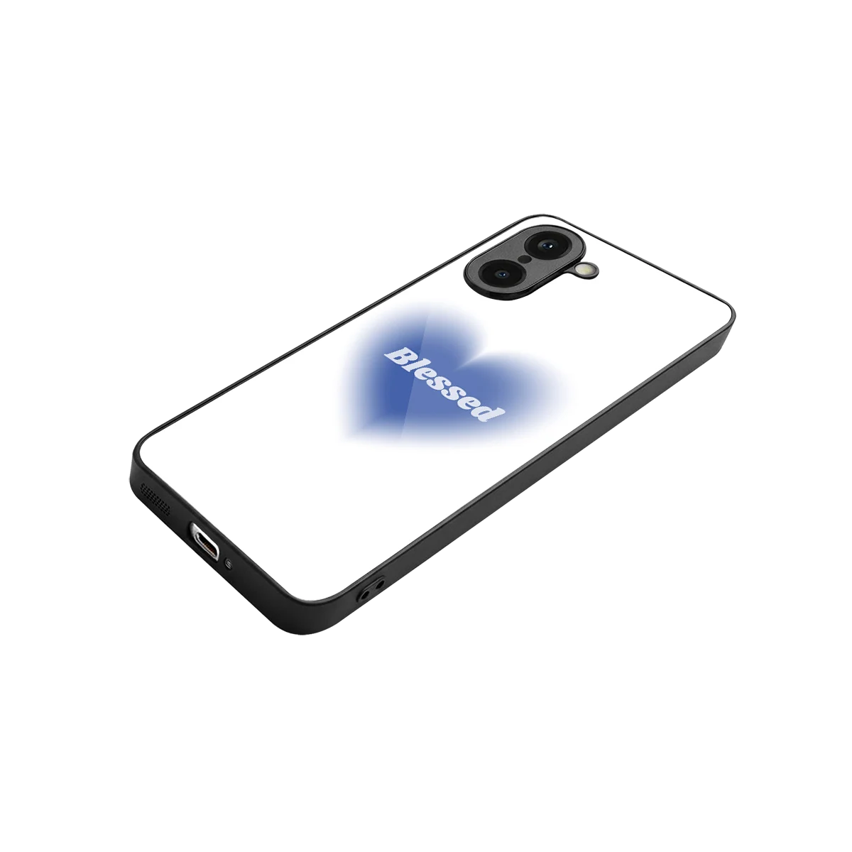 Blessed stylish phone case for oneplus nord ce5 5g | glossy glass and slim fit