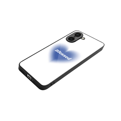 Blessed stylish phone case for oneplus nord ce5 5g | glossy glass and slim fit