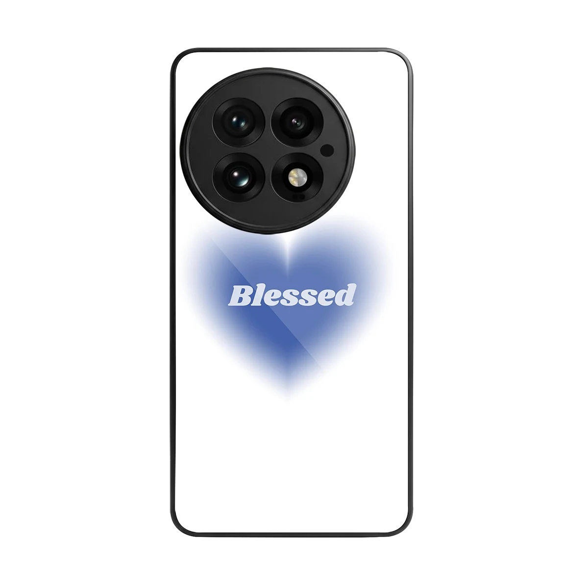 Blessed back phone cover | glass case for oneplus 13