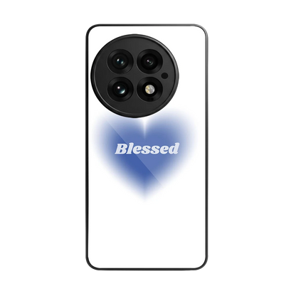 Blessed back phone cover | glass case for oneplus 13
