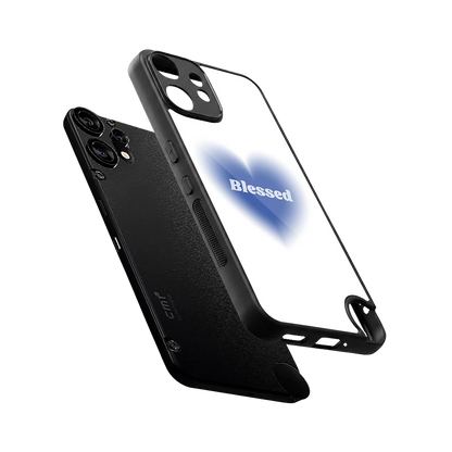 Blessed sleek cmf nothing phone 2 pro cover with tempered glass back and TPU edges