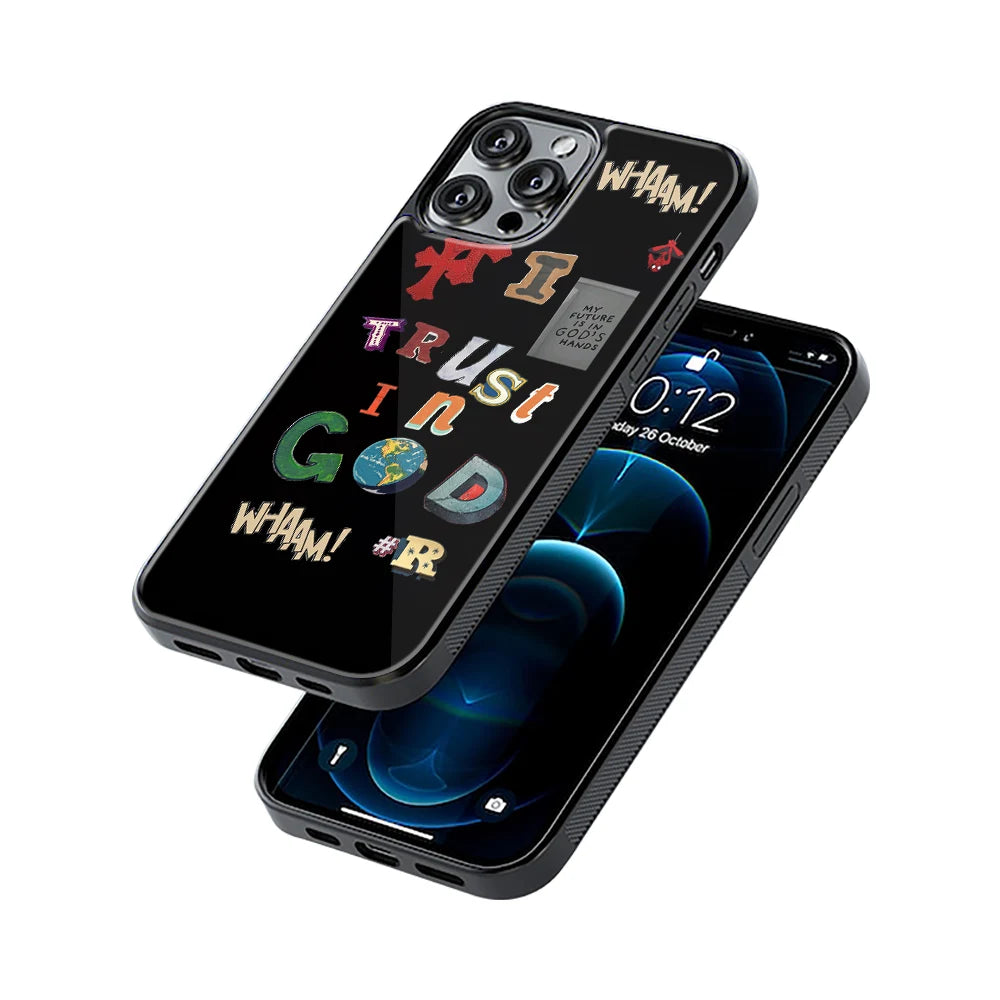 Protective Glass Back Phone Case Compatible with iPhone, Samsung, OnePlus, Pixel & More