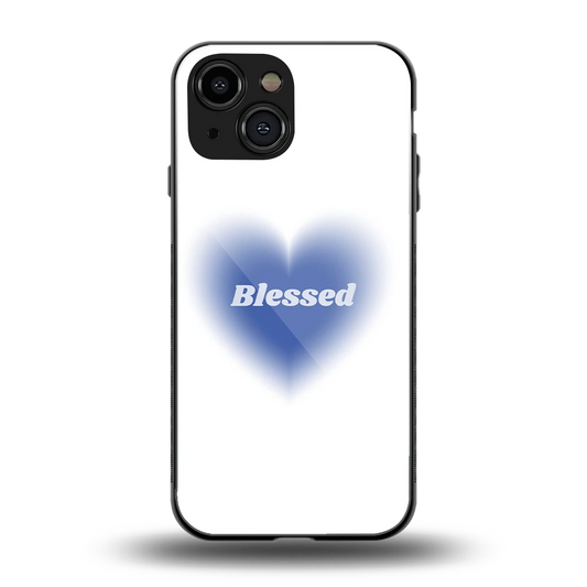 Blessed back phone cover | glass case for iphone 13 mini