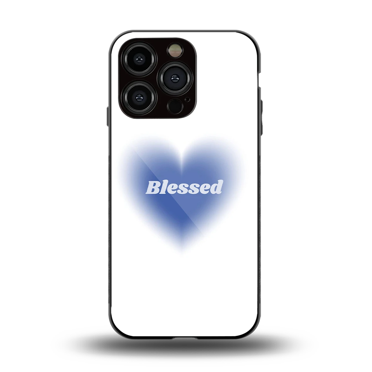 Blessed back phone cover | glass case for iphone 13 pro