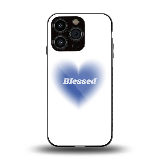 Blessed back phone cover | glass case for iphone 13 pro