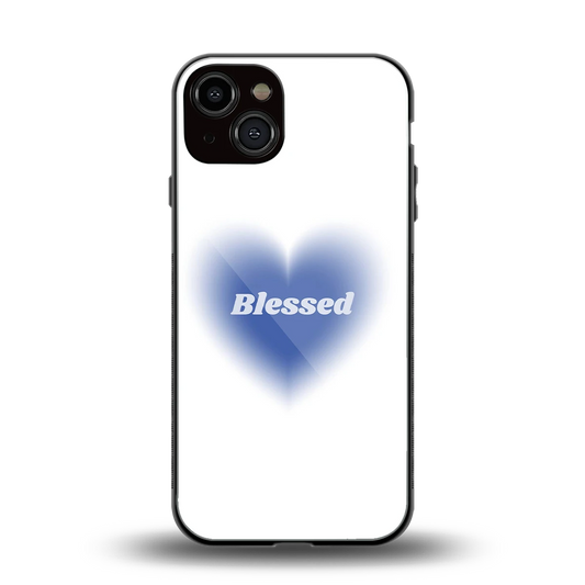 Blessed back phone cover | glass case for iphone 13