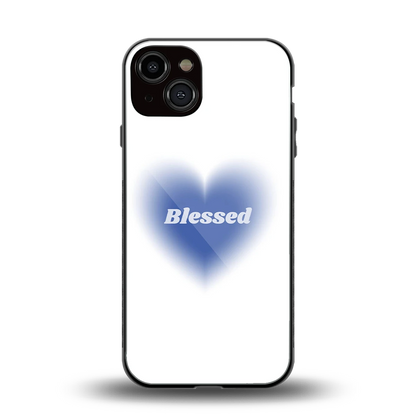 Blessed back phone cover | glass case for iphone 14