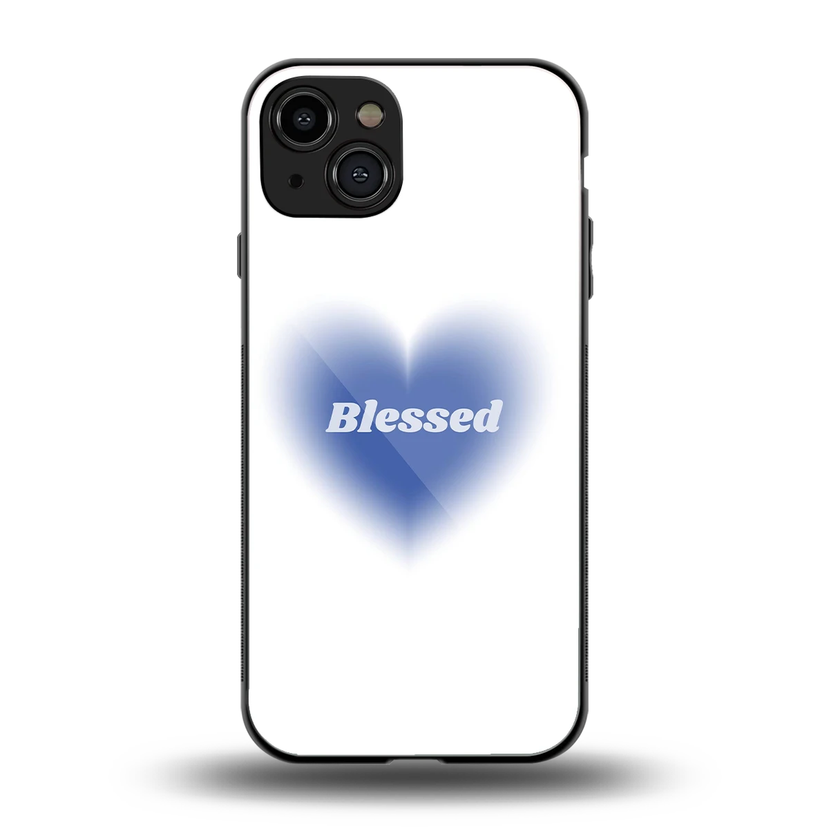 Blessed back phone cover | glass case for iphone 15