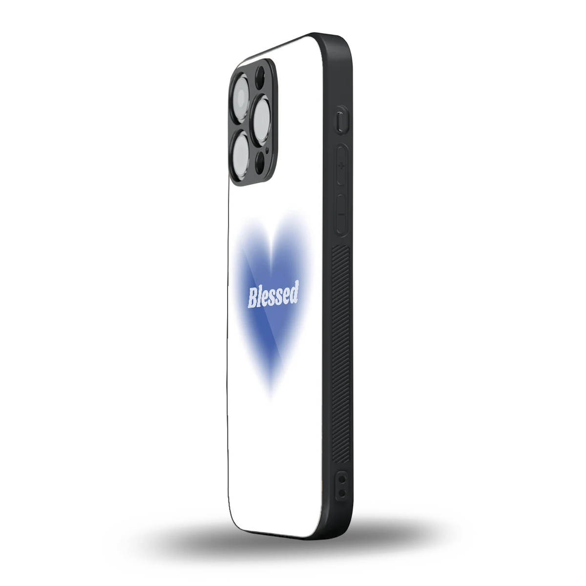 Blessed iphone 16 pro max mobile cover | shockproof glass phone case