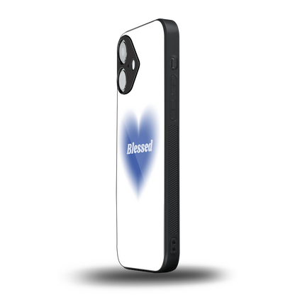 Blessed iPhone 16 mobile cover | shockproof glass phone case