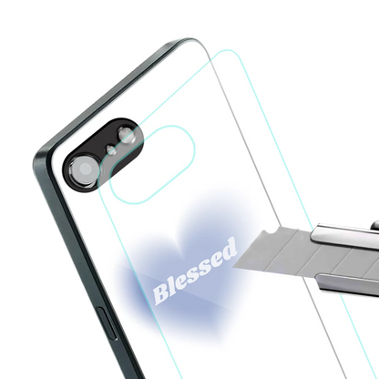 Blessed stylish phone case for iphone 16e | glossy glass and slim fit