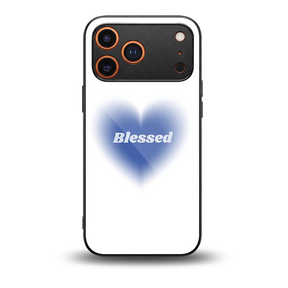 Blessed back phone cover | glass case for iphone 17 pro max