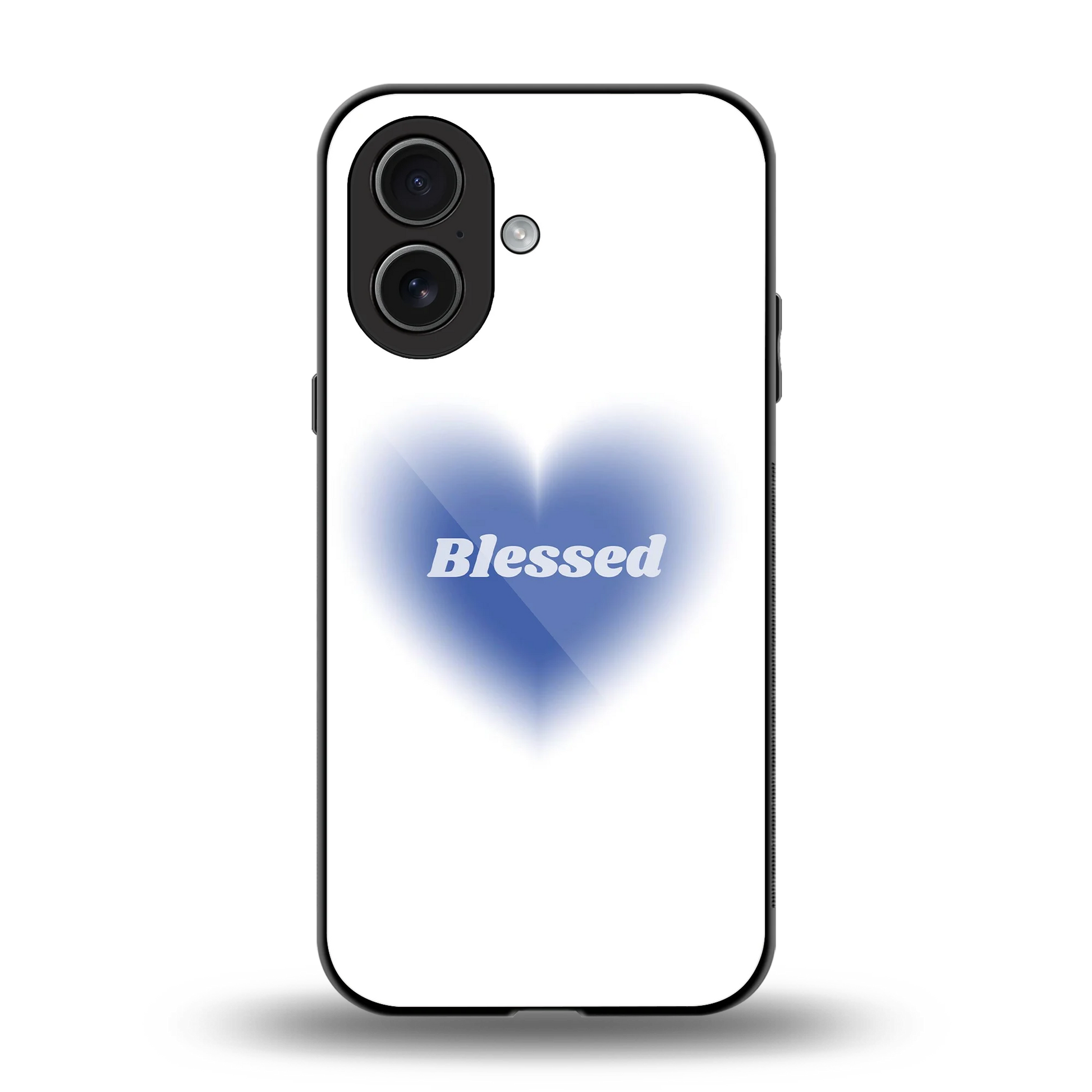 Blessed back phone cover | glass case for iphone 17