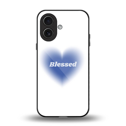 Blessed back phone cover | glass case for iphone 17