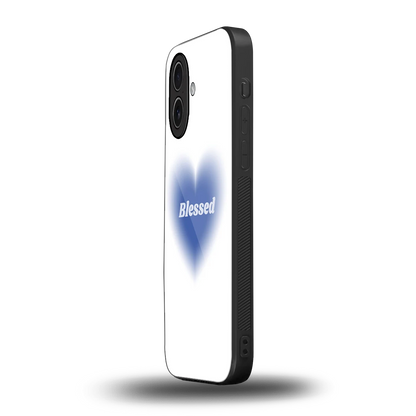 Blessed iphone 17 mobile cover | shockproof glass phone case