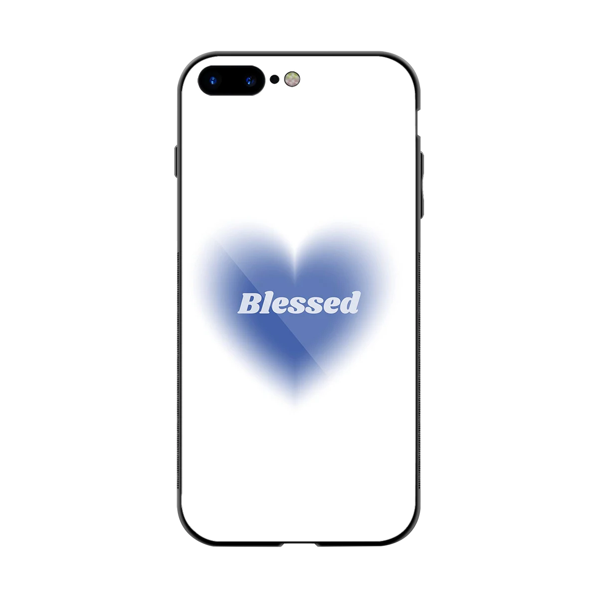 Blessed back phone cover | glass case for iphone 8 plus