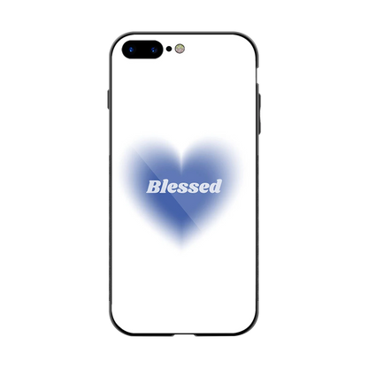 Blessed back phone cover | glass case for iphone 8 plus